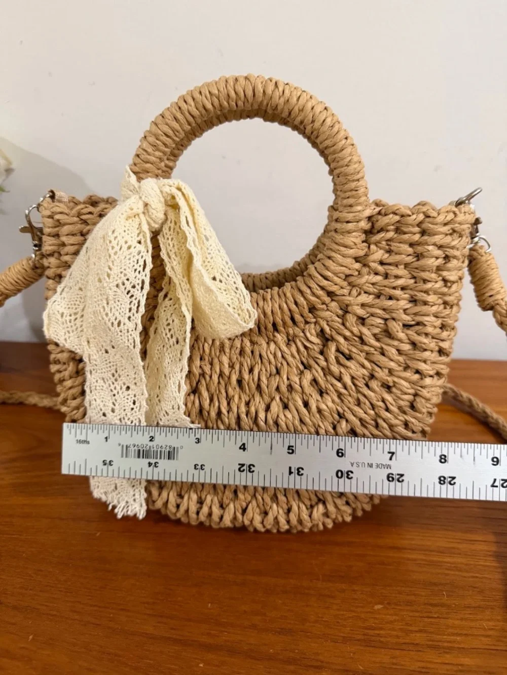 Straw Clutch Top Handle Handbags Rattan Straw Bag Summer Beach Tote Shoulder Bag